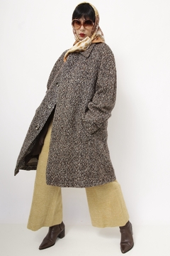 Casaco vintage Lã pesado forrado - loja online