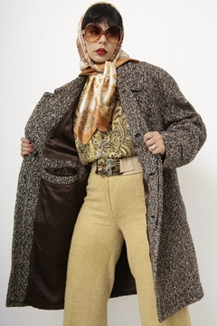 Casaco vintage Lã pesado forrado - comprar online