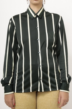 Camisa listras vintage C.G.C - loja online