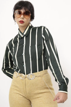 Camisa listras vintage C.G.C