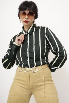 Camisa listras vintage C.G.C - loja online