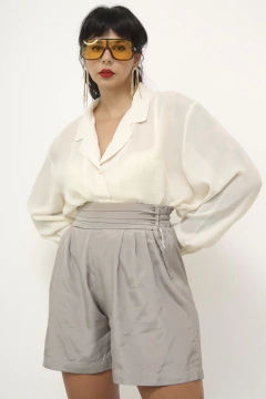 Camisa transparencia classica vintage