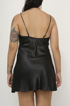 Camisola preta curta vintage - Capichó Brechó