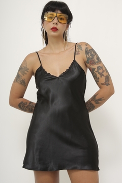 Camisola preta curta vintage na internet