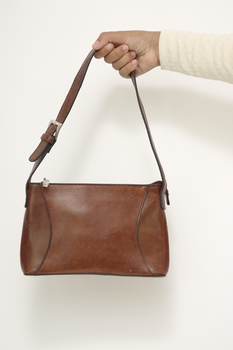 Bolsa Chenson marrom couro