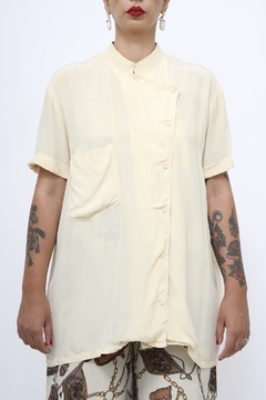 Camisa 100% seda vintage