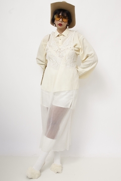Imagem do Camisola renda transparencia vintage