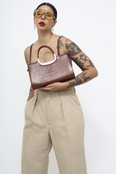 Bolsa VERSACE couro vintage replica - loja online