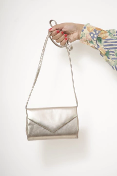 Bolsa prata festa vintage