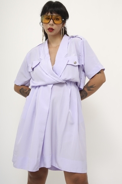 Imagem do Vestido MAGGI ROUFF lilas capa vintage