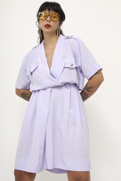 Imagem do Vestido MAGGI ROUFF lilas capa vintage