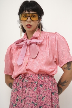 Gravata SALVATORE FERRAGAMO rosa listras na internet
