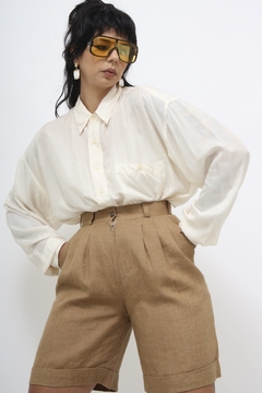 Camisa 100% seda classica