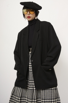 Blazer preto forrado classico na internet