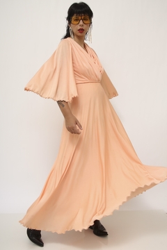 Imagem do Camisola laranja pregas ampla chic