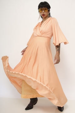 Camisola laranja pregas ampla chic - comprar online