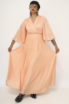 Camisola laranja pregas ampla chic - Capichó Brechó