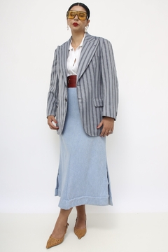Blazer listras vintage forrado parcialmente na internet