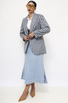 Blazer listras vintage forrado parcialmente na internet