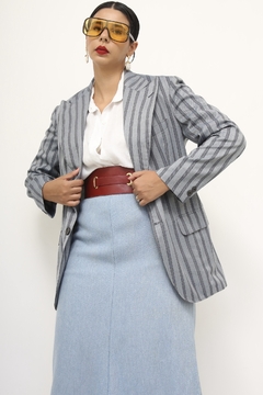 Blazer listras vintage forrado parcialmente - comprar online
