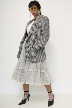 Imagem do Blazer xadrez vintage classico