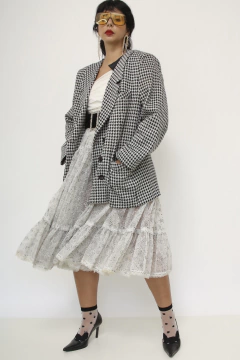 Blazer xadrez vintage classico - loja online