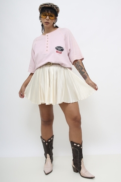 Camiseta rosa suspiro vintage - comprar online