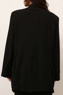 Maxi Blazer YVES SAINT LAURENT preto - comprar online