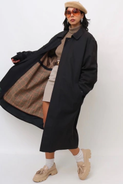 TRENC COAT RALPH LAUREN FORRO XADREZ LÃ - loja online