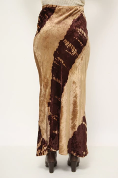 Saia veludo western MANGO