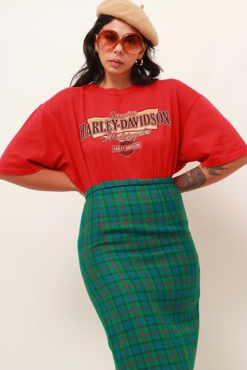 camiseta Harley Davdson vermelho