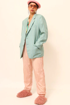 Blazer xadrez verde wool vintage - comprar online