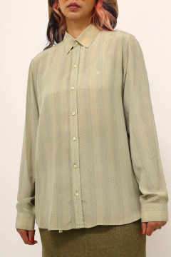 Camisa estampada 100% seda DIOR - Capichó Brechó
