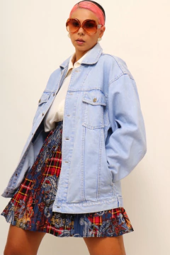 Imagem do Jaqueta jeans classica azul vintage