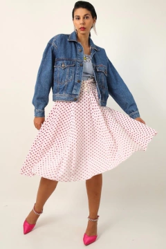 Jaqueta jeans cropped cowboy vintage na internet