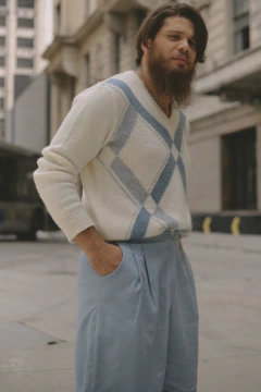 Bermuda linho alfaiataria cintura alta pregas - loja online