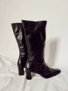 Imagem do bota couro cano longo vintage 39