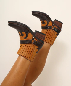 Bota western bicolor classica 37 na internet