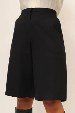 Bermudão classico alfaiatarua preto - comprar online