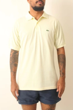 Polo amarelo logo original LACOSTE na internet