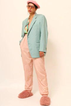 Blazer xadrez verde wool vintage na internet