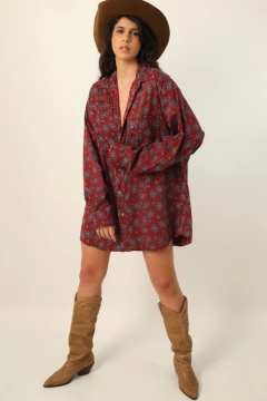 camisa estampada LEE vintage 90’s - loja online