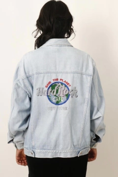 Jaqueta jeans grossa replica Hard Rock