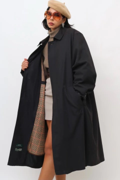 TRENC COAT RALPH LAUREN FORRO XADREZ LÃ - comprar online
