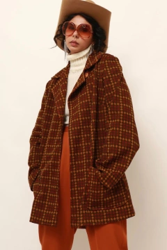 Casaco xadrez vintage hollywood 70´s - comprar online