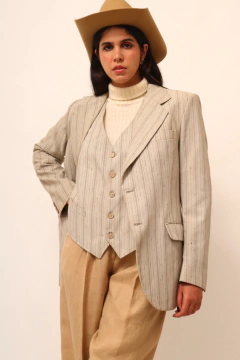 Imagem do Conjunto colete + blazer Jane vintage