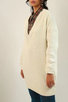 Maxi tricot BO.BO gola V vintage - loja online