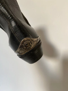 Bota cowboy western preta porão botas 40 - comprar online