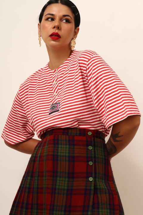 Camiseta listras chuncky vintage