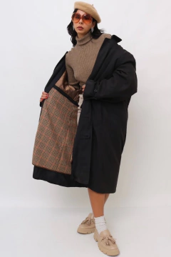 TRENC COAT RALPH LAUREN FORRO XADREZ LÃ na internet